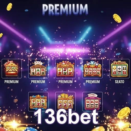 Imagem de jogos de casino na 136bet, plataforma online de apostas e jogos de azar.